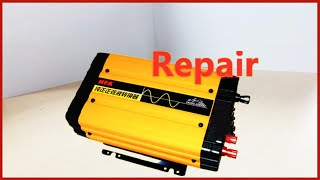 How to repair inverter ?Weird capacitor one!