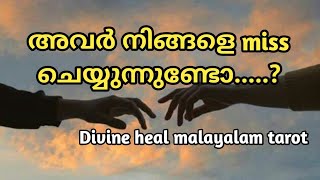 അവർ നിങ്ങളെ miss ചെയ്യുന്നുണ്ടോ ♥️♥️✨🌞Divineheal malayalam Tarotreading ✨❤️🌞