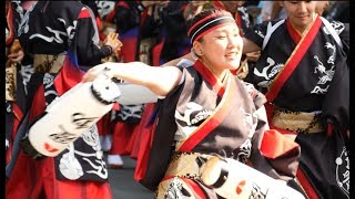 4K　躍動　原宿表参道元気祭スーパーよさこい2019　代々木の杜盆踊り会場