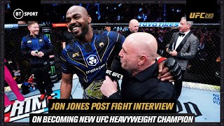 EPIC SCENES! Jon Jones becomes the NEW UFC Heavyweight Champion at UFC 285! 🏆 🐐