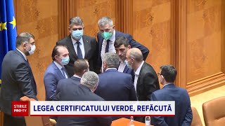 Legea certificatului verde va fi complet rescrisă. Nu vor fi sancțiuni pentru angajații nevaccinați