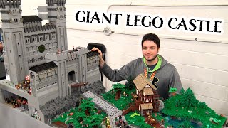 Giant LEGO Castle with Full Interior – Throne Room,  Secret Treasure, Banquet Hall & More!