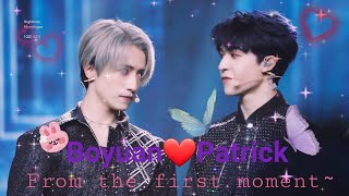 《Boyuan ♡ Patrick》#ป๋อแพท From the first moment..I love you~ #Boyuanpat #Boyuan #Patrick