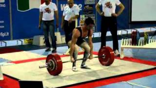 Simone Carniel - Campionato assoluto di stacco da terra FIPL 2011 - 3 prova 242.5 kg