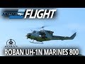 Roban UH-1N Marines 800 Sized Scale Helicopter - Flight Review - Motion RC