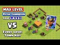 When Town Hall 13 Hero Visits Low Level Town Hall | Clash of Clans