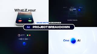 Saas Motion Graphics Full tutorial & Project breakdown - A1 Mobile PART 1
