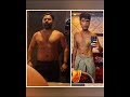 amazing fatloss transformation of actor simbu through our herbalife nutrition ..