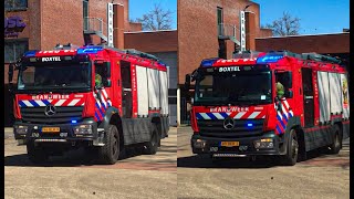 [PRIMEUR] + opkomst | PRIO 1 TS 21-0731 \u0026 TST 21-0741 | Brandweer Boxtel | (middel) buiten brand!