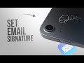 How to Set Email Signature on iPad (tutorial)