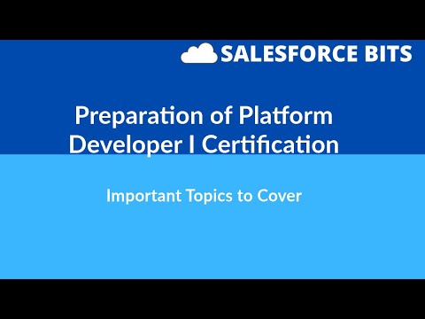 Platform Developer 1 Certification Preparation Import Topics Youtube