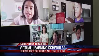 What the CCISD virtual class schedule will look like this year