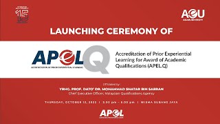 Launching ceremony of APEL Q