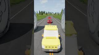 Funny Lego Car Crush & Bollard - BeamNG.drive