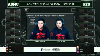 LCL 2015 Spring Season - Week 10