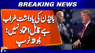 Trump Says He Is Revoking Biden's Security Clearances | Geo News