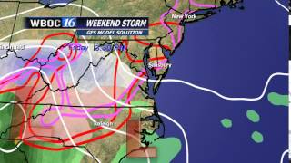 GFS Weekend Storm Model Solution