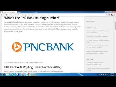 How to find the PNC Bank Routing Number? How to find the PNC Bank Routing Number?
