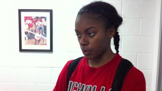 Alisha Allen Postgame vs ULL