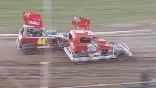 44P Stockcar, Race 1, Qualifying Heat 1, King of the Arena Palmerston North 20230415