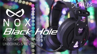 Battlegrounds 7.1 Channel Vibration Gaming Headset Review (NOX Black Hole) [4K]