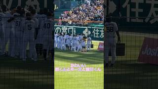 キー太と手を繋ぎながら歩く暖くんと前川くん #ファン感謝デー #プロ野球 #ファン感謝祭 #阪神タイガース #野球 #キー太 #小野寺暖 #前川右京 #甲子園