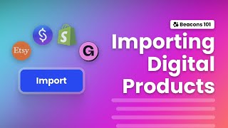 How to Import Digital Product to Sell on Beacons! (Beacons Monetization Tutorial)