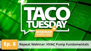 Repeat Webinar: HVAC Pump Fundamentals