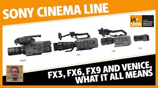 Sony Venice, FX3, FX6 and FX9 explained