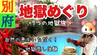 【目指せ！全国制覇旅✨】大分・別府編　　地獄めぐり全制覇！！温泉やグルメと楽しい極楽旅♪