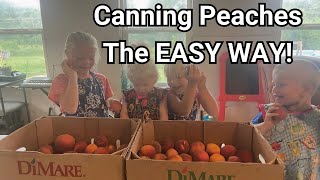 Canning Peaches Made Simple! NO Added SUGAR