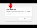 How To Fix WhatsApp Unexpected Error | Unexpected Error WhatsApp Desktop