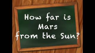 How far is Mars from the Sun? | Answer
