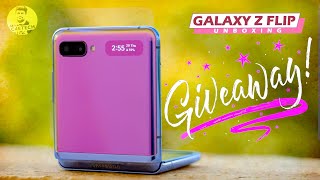 Samsung Galaxy Z Flip Unboxing & Giveaway - The BEST Folding Display Yet!