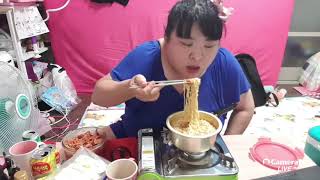 복부인 스낵면 쥐포볶음 어묵계란볶음밥 먹방 mukbang