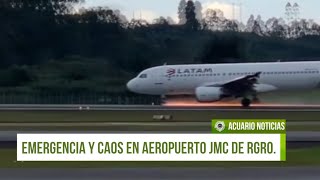 Emergencia y caos en el aeropuerto JMC de Rionegro