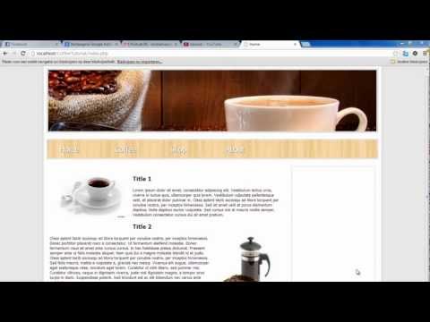 Create a website with PHP - Part 1 Templates Create a website with PHP - Part 1 Templates