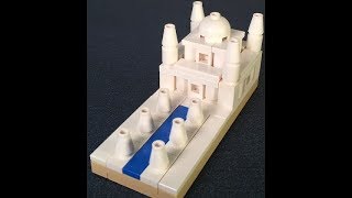 LEGO Taj Mahal Instruction Custom Mini - Micro Build Tutorial - How to/Deconstructed