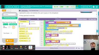 Code.org - Event-Driven Programming in App Lab: Boolean Expressions and "If" Statements #16