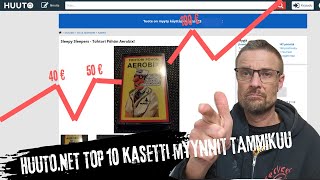 TOP 10 Kalleimmat myydyt kasetit Huuto.net Tammikuu 2025