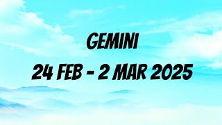 Zodiak Gemini 24 - 2 Maret 2025