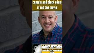 captain America and Black Adam in red one #shorts #ytshorts