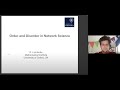 Order and Disorder in Network Science - Renaud Lambiotte