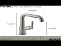 Kohler 7506-2MB Purist Kitchen Sink Faucet, Vibrant Brushed Moderne Brass