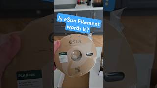 eSun PLA filament Test - is the price to performance good enough? #3dprinting #3dprint #techtok