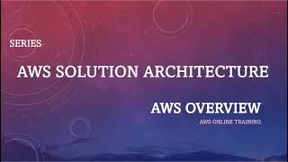 Module 01 - AWS Overview