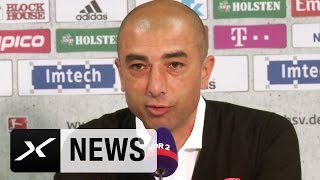 Roberto Di Matteo: "Wenn einmal der Wurm drin ist..." | Hamburger SV - FC Schalke 04 2:0