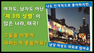 태국에 특히 많은 트렌스젠더 레이디보이 등 '제 3의 성별'. 방콕 자유여행하면서 그들을 대하는 우리들의 태도에 대한 저의 생각을 말씀드리고 싶습니다.