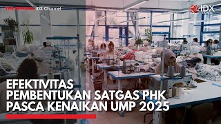 Efektivitas Pembentukan Satgas PHK Pasca Kenaikan UMP 2025 | IDX CHANNEL