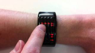 Kisai Keisan Black Aluminum Red LED Watch Design From Tokyoflash Japan